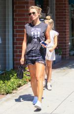 ALEX CURRAN at a Nail Salon in Beverly Hills 08/03/2016