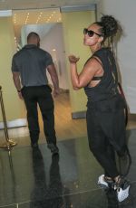 ALICIA KEYS at JFK Airport in New York 08/29/2016