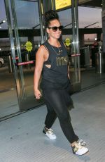ALICIA KEYS at JFK Airport in New York 08/29/2016