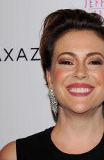 ALYSSA MILANO at Make A Wish Greater Los Angeles Fashion Fundraiser in Hollywood 08/24/2016