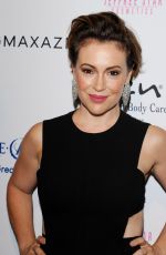 ALYSSA MILANO at Make A Wish Greater Los Angeles Fashion Fundraiser in Hollywood 08/24/2016