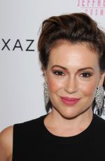 ALYSSA MILANO at Make A Wish Greater Los Angeles Fashion Fundraiser in Hollywood 08/24/2016