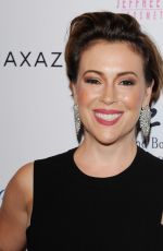 ALYSSA MILANO at Make A Wish Greater Los Angeles Fashion Fundraiser in Hollywood 08/24/2016