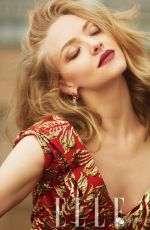 AMANDA SEYFRIED in Elle Mahazine, China September 2016 Issue