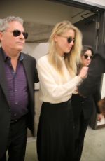 AMBER HEARD Arrives at Court in Century City for Divorce Proceedings to Johnny Depp 08/06/2016