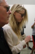 AMBER HEARD Arrives at Court in Century City for Divorce Proceedings to Johnny Depp 08/06/2016