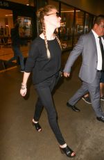 AMBER HEARD at LAX Airport in Los Angeles 08/12/2016