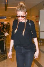 AMBER HEARD at LAX Airport in Los Angeles 08/12/2016