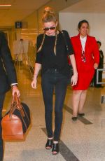 AMBER HEARD at LAX Airport in Los Angeles 08/12/2016
