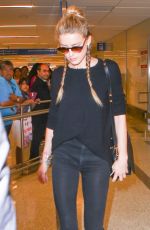 AMBER HEARD at LAX Airport in Los Angeles 08/12/2016