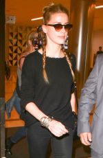 AMBER HEARD at LAX Airport in Los Angeles 08/12/2016
