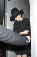 AMBER HEARD Leaves Box Nightclub in London 08/02/2016
