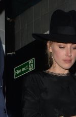 AMBER HEARD Leaves Box Nightclub in London 08/02/2016