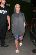 AMBER ROSE Leaves Casa Vega in Sherman Oaks 08/23/2016