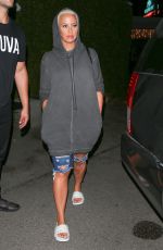 AMBER ROSE Leaves Casa Vega in Sherman Oaks 08/23/2016