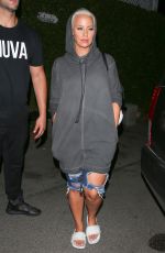 AMBER ROSE Leaves Casa Vega in Sherman Oaks 08/23/2016