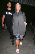 AMBER ROSE Leaves Casa Vega in Sherman Oaks 08/23/2016
