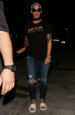 AMBER ROSE Night Out in West Hollywood 08/17/2016