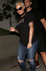 AMBER ROSE Night Out in West Hollywood 08/17/2016