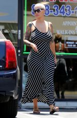 AMBER ROSE Out and About in Tarzana 08/05/2016
