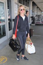 AMBER VALLETTA at LAX Airport in Los Angeles 08/24/2016