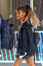 ARIANA GRANDE Arrives at Madison Square Garden in New York 08/26/2016