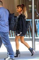 ARIANA GRANDE Arrives at Madison Square Garden in New York 08/26/2016