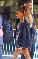 ARIANA GRANDE Arrives at Madison Square Garden in New York 08/26/2016
