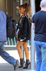 ARIANA GRANDE Arrives at Madison Square Garden in New York 08/26/2016