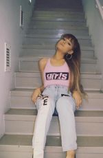 ARIANA GRANDE at Viva Glam Press Day in West Hollywood 08/22/2016