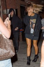 ARIANA GRANDE Night Out in New York, 08/26/2016