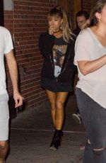 ARIANA GRANDE Night Out in New York, 08/26/2016