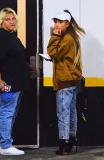 ARIANA GRANDE Out and About in New York 08/27/2016