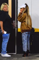ARIANA GRANDE Out and About in New York 08/27/2016