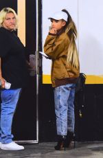 ARIANA GRANDE Out and About in New York 08/27/2016