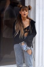 ARIANA GRANDE Out in West Hollywood 08/25/2016