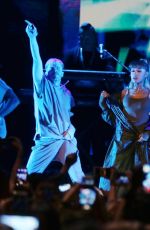 ARIANA GRANDE Performs at Billboard Hot 100 Music Festival 08/20/2016