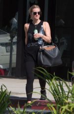 ASHLEE SIMPSON Leaves a Gym in Los Angeles 08/24/2016