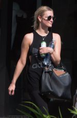 ASHLEE SIMPSON Leaves a Gym in Los Angeles 08/24/2016