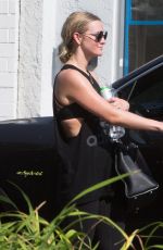 ASHLEE SIMPSON Leaves a Gym in Los Angeles 08/24/2016