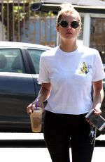 ASHLEY BENSON Out and About in West Hollywood 08/18/2016