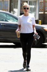 ASHLEY BENSON Out and About in West Hollywood 08/18/2016