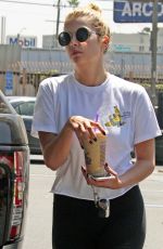 ASHLEY BENSON Out and About in West Hollywood 08/18/2016