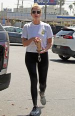 ASHLEY BENSON Out and About in West Hollywood 08/18/2016