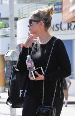 ASHLEY BENSON Out Shopping in West Hollywood 08/30/2016