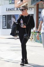 ASHLEY BENSON Out Shopping in West Hollywood 08/30/2016
