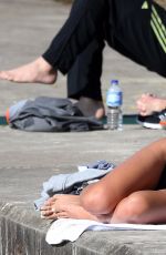 ASHLEY HART in Bikini at Bondi Beach in Sydney 08/15/2016