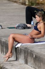 ASHLEY HART in Bikini at Bondi Beach in Sydney 08/15/2016