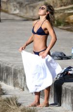 ASHLEY HART in Bikini at Bondi Beach in Sydney 08/15/2016