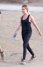 ASHLEY TISDALE Out Hiking in Hollywood 08/23/2016